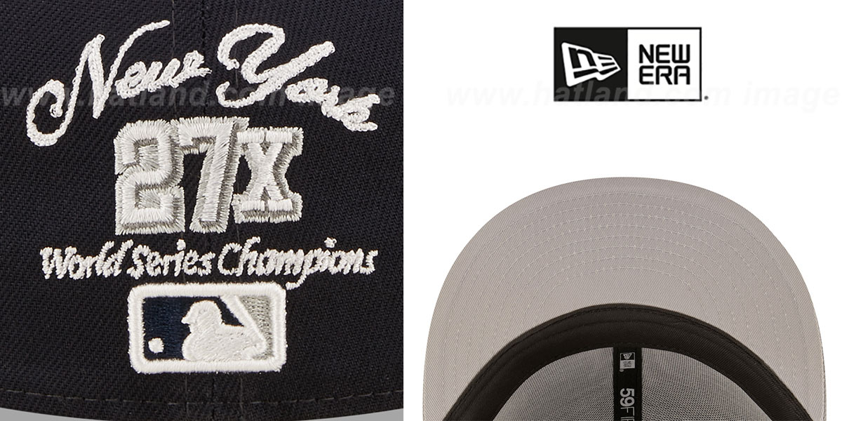 Yankees 'LETTERMAN SIDE-PATCH' Fitted Hat by New Era