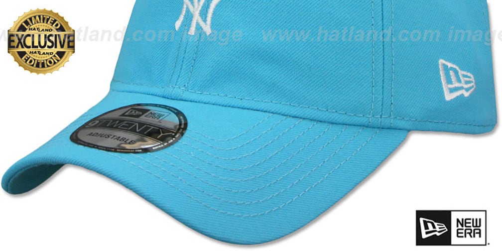 Yankees 'MINI BEACHIN STRAPBACK' Caribbean Blue Hat by New Era