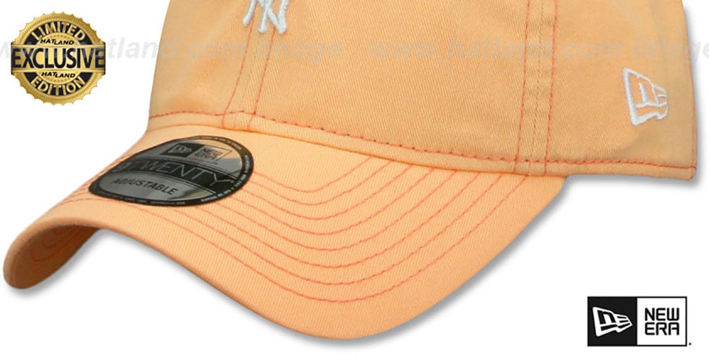 Yankees 'MINI BEACHIN STRAPBACK' Light Orange Hat by New Era