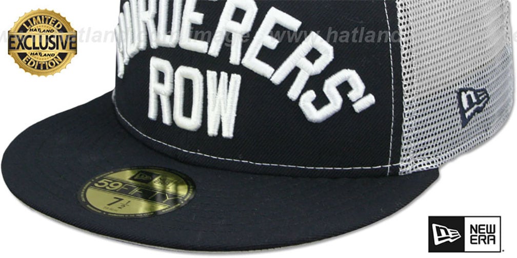 Yankees 'MURDERERS ROW' MESH-BACK Navy-White Fitted Hat by New Era