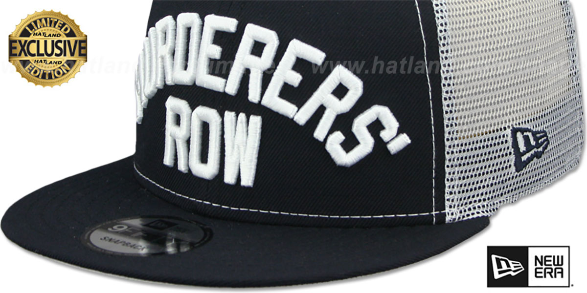 Yankees 'MURDERERS ROW' MESH-BACK SNAPBACK Navy-White Hat by New Era