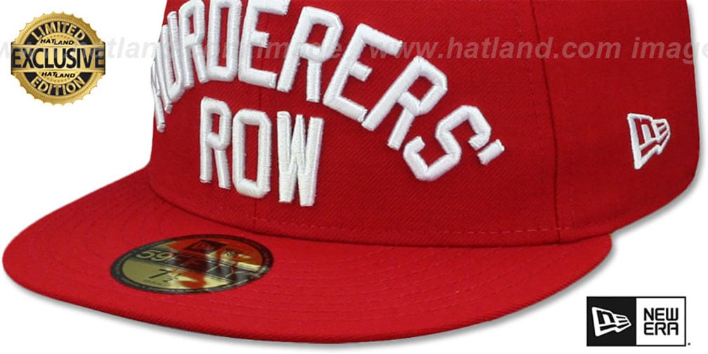 Yankees 'MURDERERS ROW' Red Fitted Hat by New Era