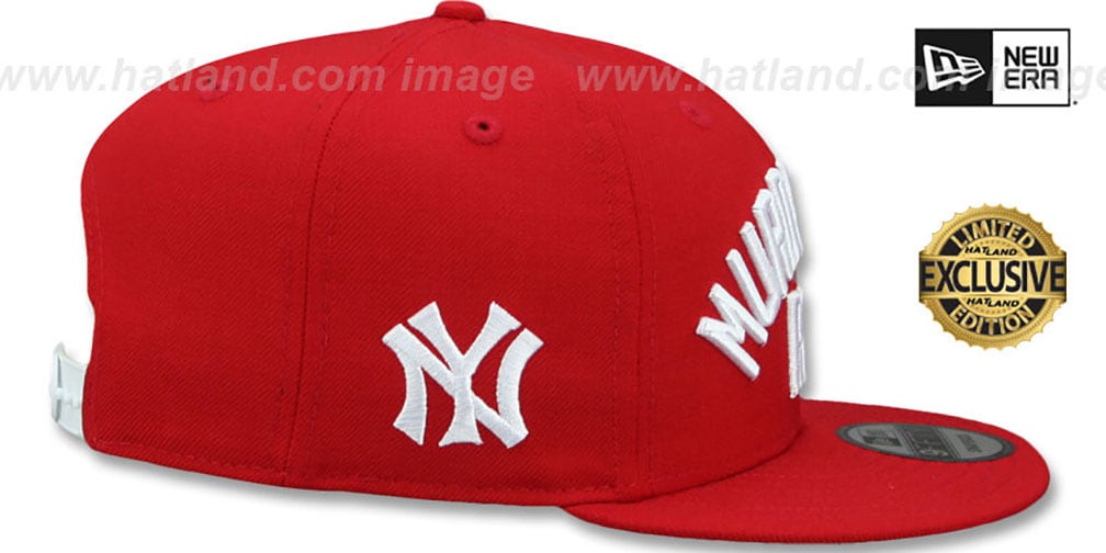 Yankees 'MURDERERS ROW' SNAPBACK Red Hat by New Era