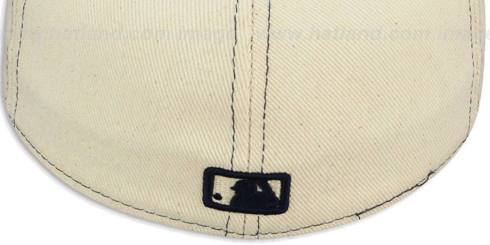 Yankees 'NATURAL DENIM' Oatmeal-Navy Fitted Hat by New Era