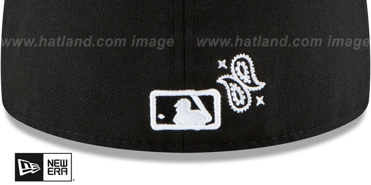 Yankees 'PAISLEY ELEMENTS' Black Fitted Hat by New Era