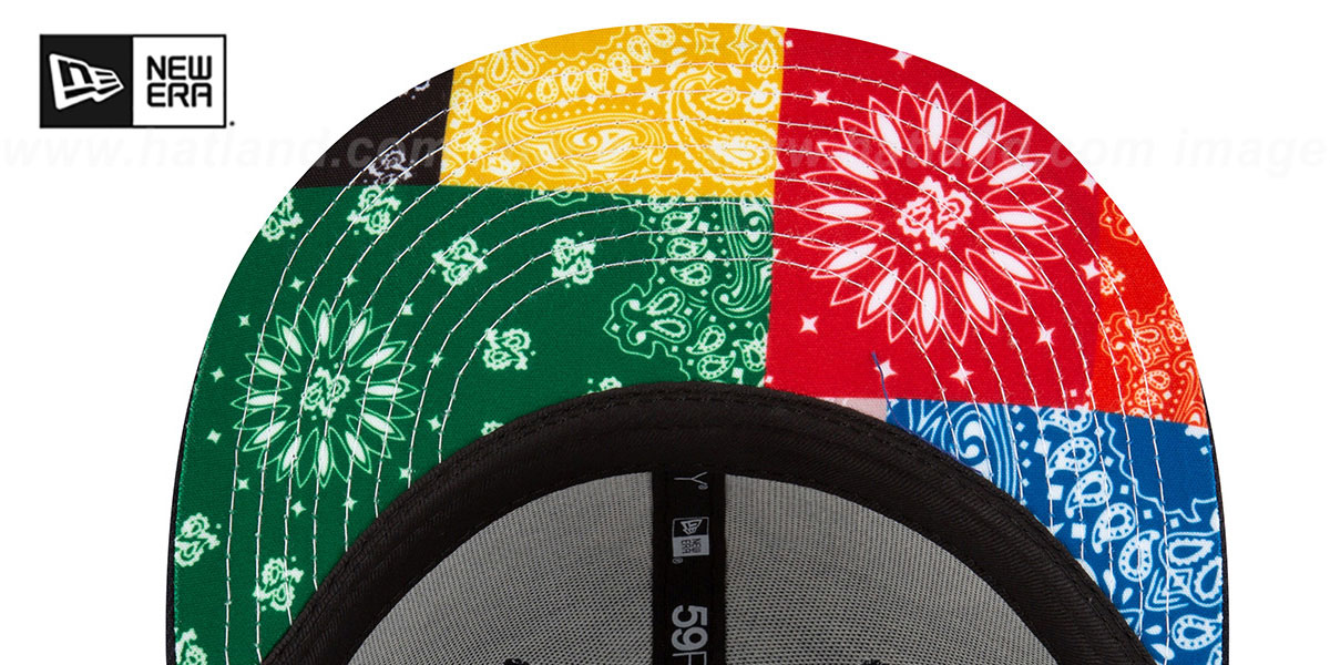 Yankees 'PAISLEY QUILT BOTTOM' Navy Fitted Hat by New Era