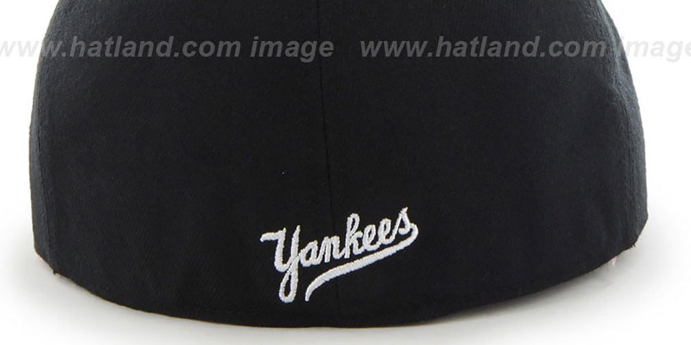 Yankees 'SHAKEDOWN' Black Fitted Hat by 47 Brand