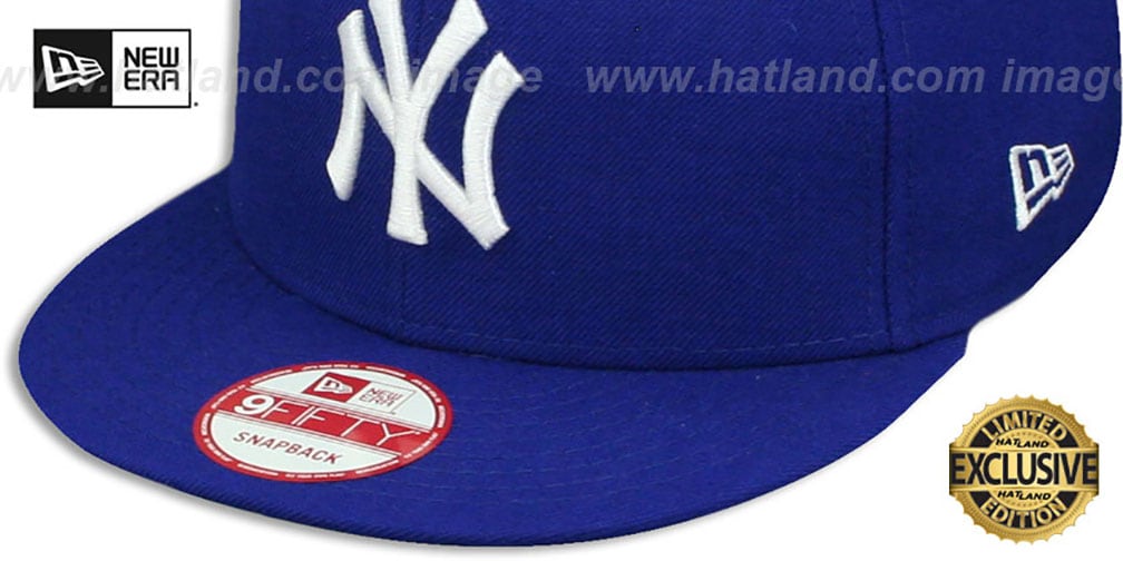 Yankees 'TEAM-BASIC SNAPBACK' Royal-White Hat by New Era
