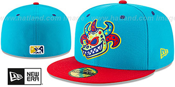 Rail Riders 'COPA' Blue-Red Fitted Hat by New Era