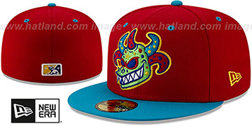 Rail Riders 'COPA' Red-Blue Fitted Hat by New Era