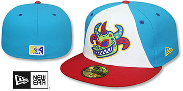 Rail Riders 'COPA' White-Blue-Red Fitted Hat by New Era