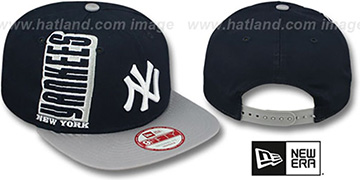 Yankees 'RALLYMARK SNAPBACK' Navy-Grey Hat by New Era