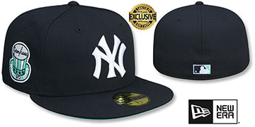 Yankees 1952 WORLD SERIES 'MINT-BOTTOM' Navy Fitted Hat by New Era