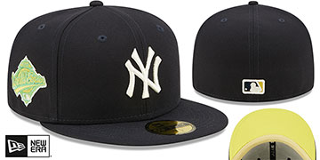 Yankees 1996 WS 'CITRUS POP' Navy-Yellow Fitted Hat by New Era
