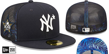 Yankees '2022 MLB ALL-STAR WORKOUT' Navy Fitted Hat by New Era