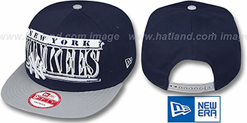 Yankees '2T STILL BREAKIN SNAPBACK' Navy-Grey Hat by New Era