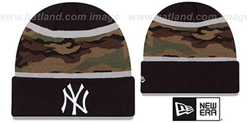 Yankees 'ARMY CAMO FILLZ' Knit Beanie Hat by New Era