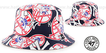 Yankees 'BRAVADO BUCKET' Hat by Twins 47 Brand