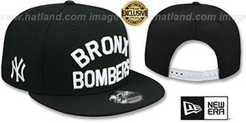 Yankees 'BRONX BOMBERS' SNAPBACK Black Hat by New Era