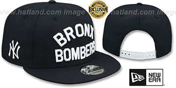 Yankees 'BRONX BOMBERS' SNAPBACK Navy Hat by New Era