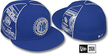 Yankees 'C-NOTE' Royal-Silver Fitted Hat by New Era