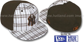 Yankees 'CHAINSAW' White-Brown Fitted Hat by New Era