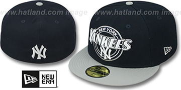 Yankees 'CIRCLE-CLOSER' Navy-Grey Fitted Hat by New Era