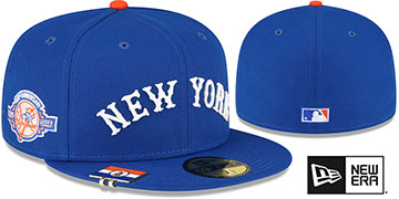 Yankees 'CITY FLAG VISOR CLIP SIDE-PATCH' Royal Hat by New Era