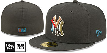 Yankees 'COLOR PACK MULTI' Charcoal Fitted Hat by New Era