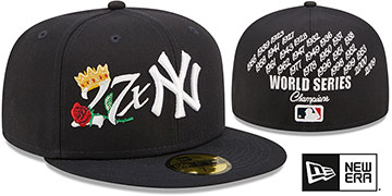 Yankees 'CROWN CHAMPS' Navy Fitted Hat by New Era