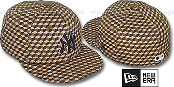Yankees 'CUE-BERT' Brown Fitted Hat by New Era