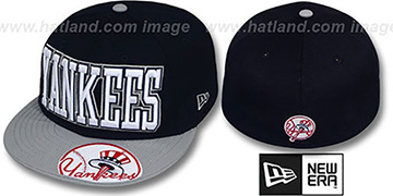 Yankees 'EPIC WORD' Navy-Grey Fitted Hat by New Era