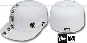Yankees 'FLAWLESS CUBANO' White-Brown Fitted Hat by New Era