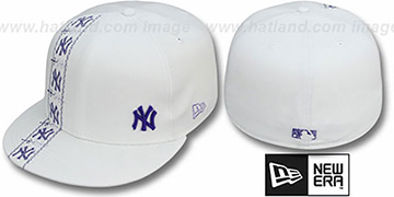 Yankees 'FLAWLESS CUBANO' White-Purple Fitted Hat by New Era
