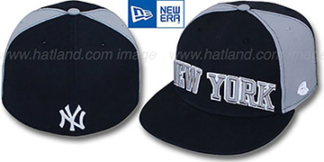 Yankees 'JMACK ARCH' Navy-Grey Fitted Hat by New Era
