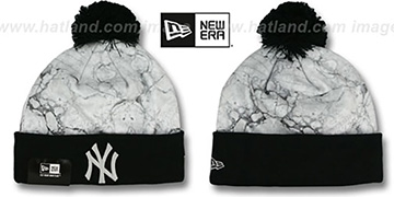 Yankees 'MARBLE' Knit Beanie Hat by New Era