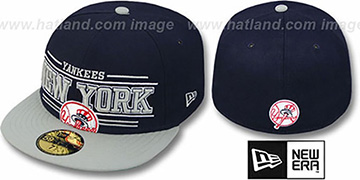 Yankees 'RETRO-SMOOTH' Navy-Grey Fitted Hat by New Era