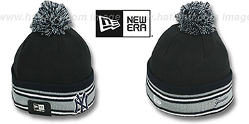 Yankees 'SPORT-KNIT' Black-Navy Beanie Hat by New Era