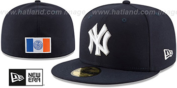 Yankees 'STATE STARE' Navy Fitted Hat by New Era