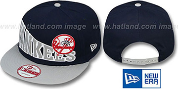 Yankees 'STOKED SNAPBACK' Navy-Grey Hat by New Era