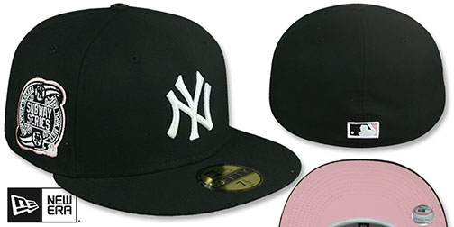 Yankees SUBWAY SERIES 'PINK-BOTTOM' Black Fitted Hat by New Era