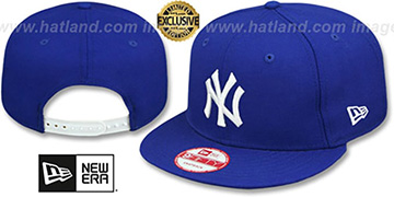 Yankees 'TEAM-BASIC SNAPBACK' Royal-White Hat by New Era