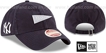 Yankees 'VINTAGE PENNANT STRAPBACK' Navy Hat by New Era